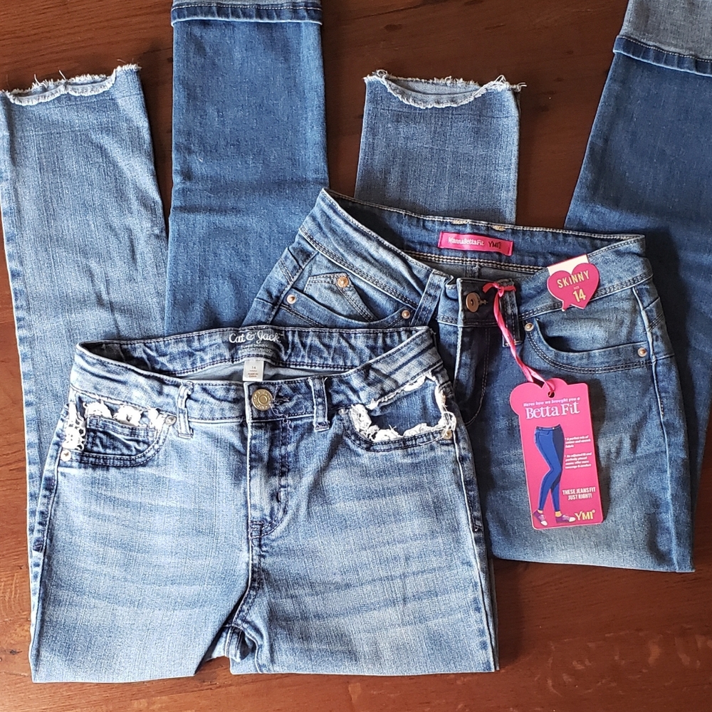 2-pack Girls Jeans Size 10 NWT